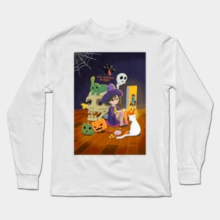 Halloween Night (Game Poster) Long Sleeve T-Shirt